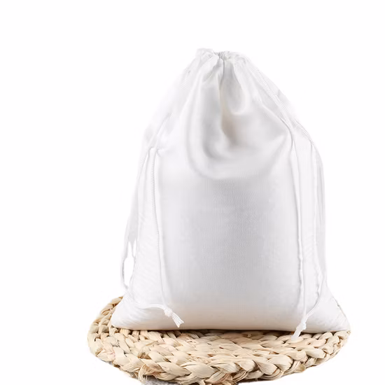 メーカースポットコットンキャンバスバッグコットンバンドルポケット巾着開閉巾着ロゴ収納袋リネンバッグ